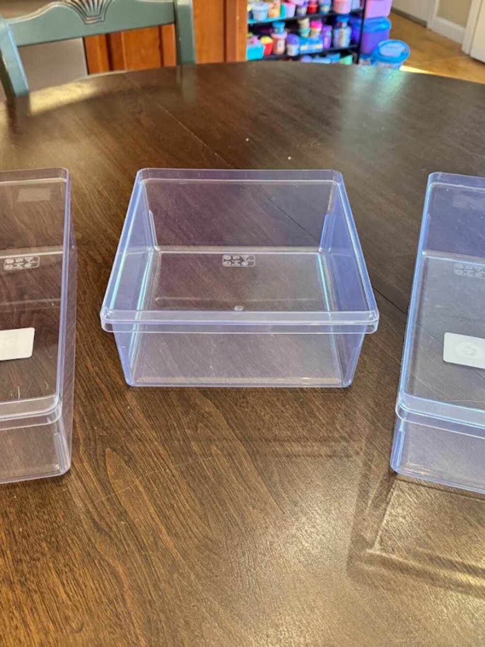Brightroom Set of 3 Fridge Storage Containers Rectangle and Square
